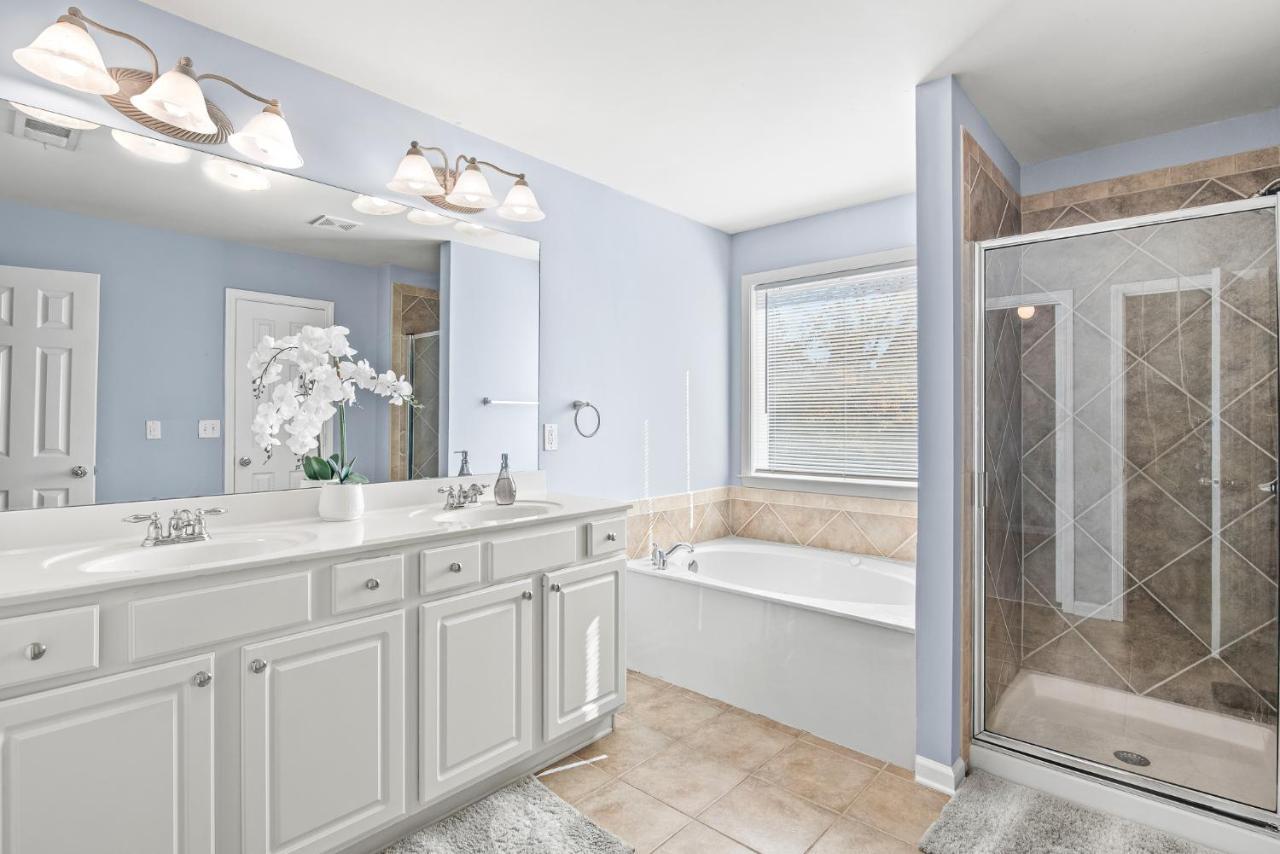 Calming Grey Townhouse With Jacuzzi Bathtub Villa Atlanta Buitenkant foto